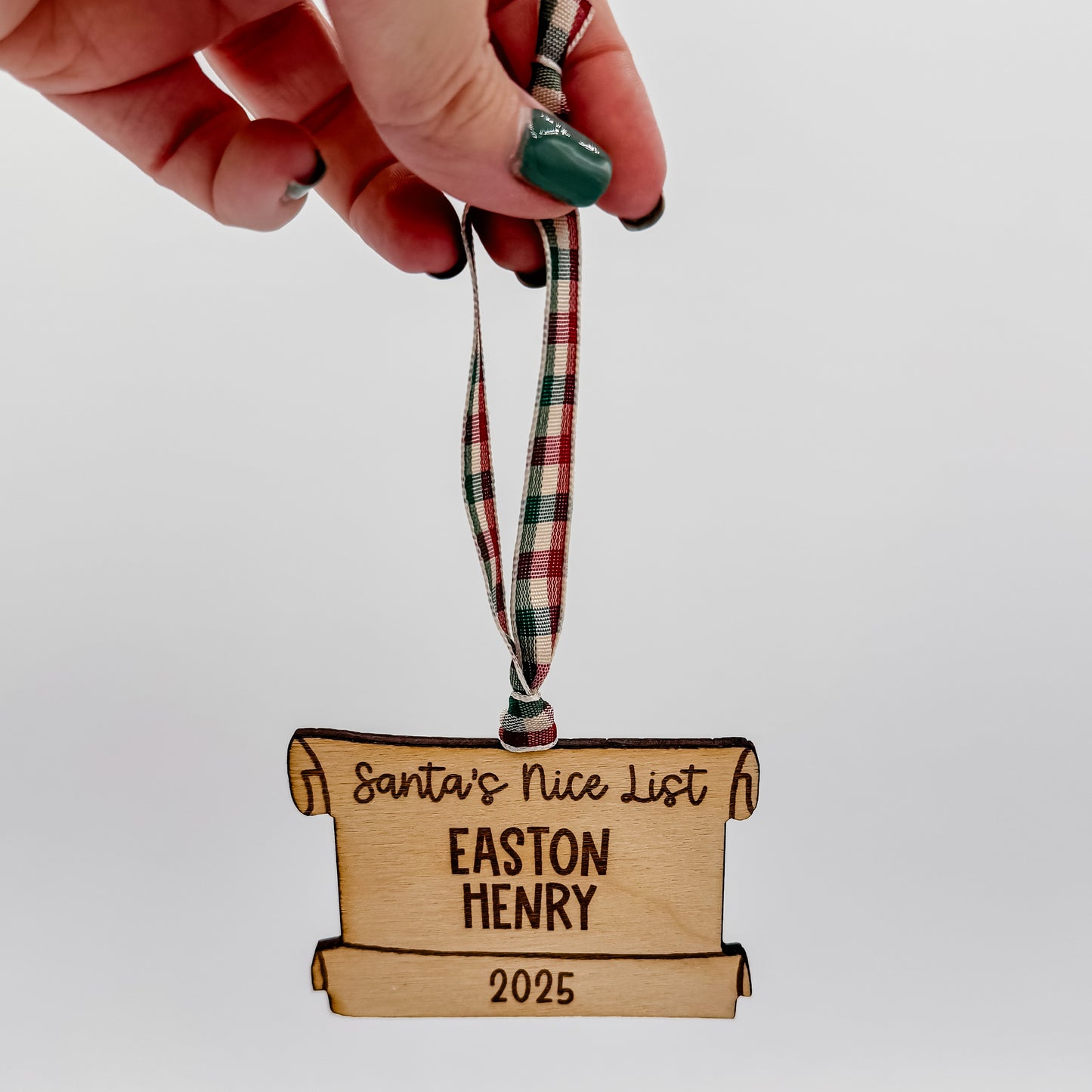 Santa's Nice List Ornament