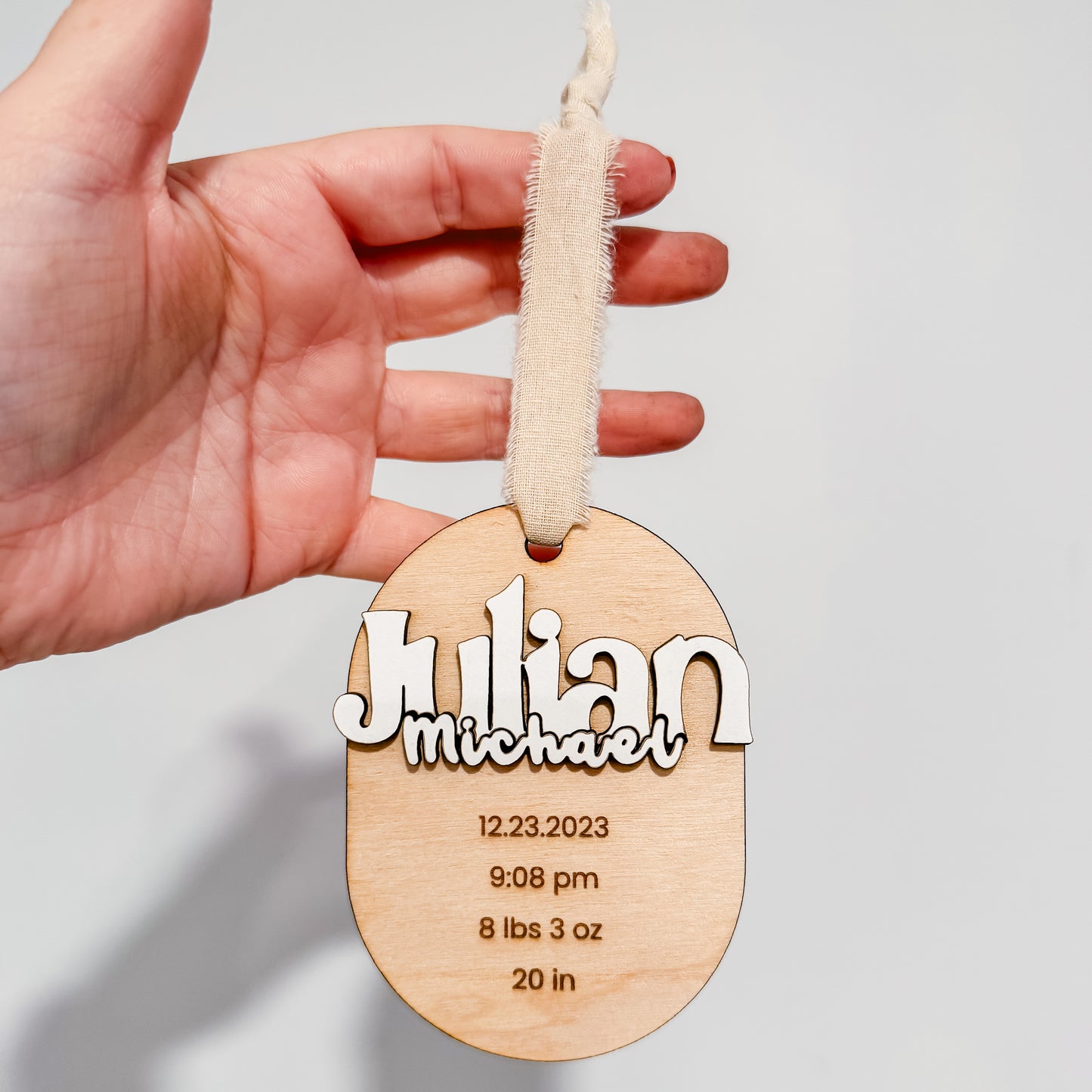 Birth Stats Ornament