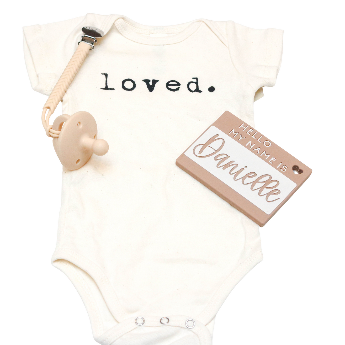 Name Announcement Teether - First Name ONLY