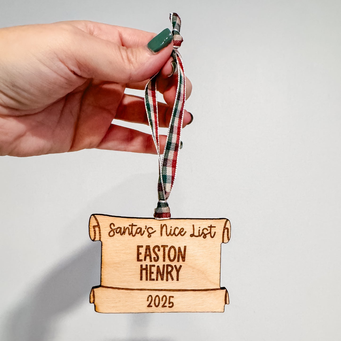 Santa's Nice List Ornament