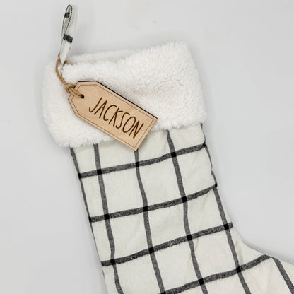Stocking Tag - Traditional