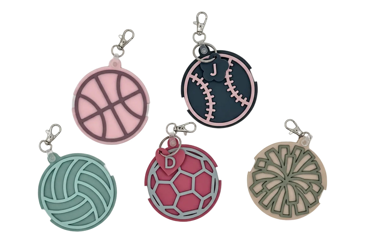 Sports Themed Hair Tie Holder