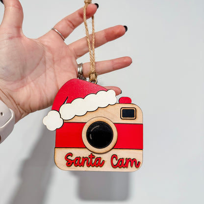 Santa Cam Surveillance Ornament