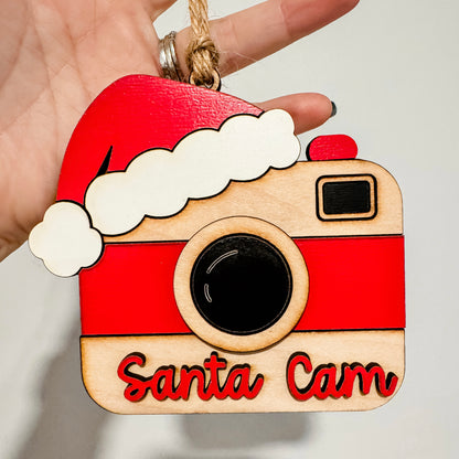 Santa Cam Surveillance Ornament