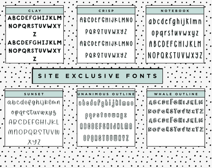 Font Choice Mock Up - Bottle Label