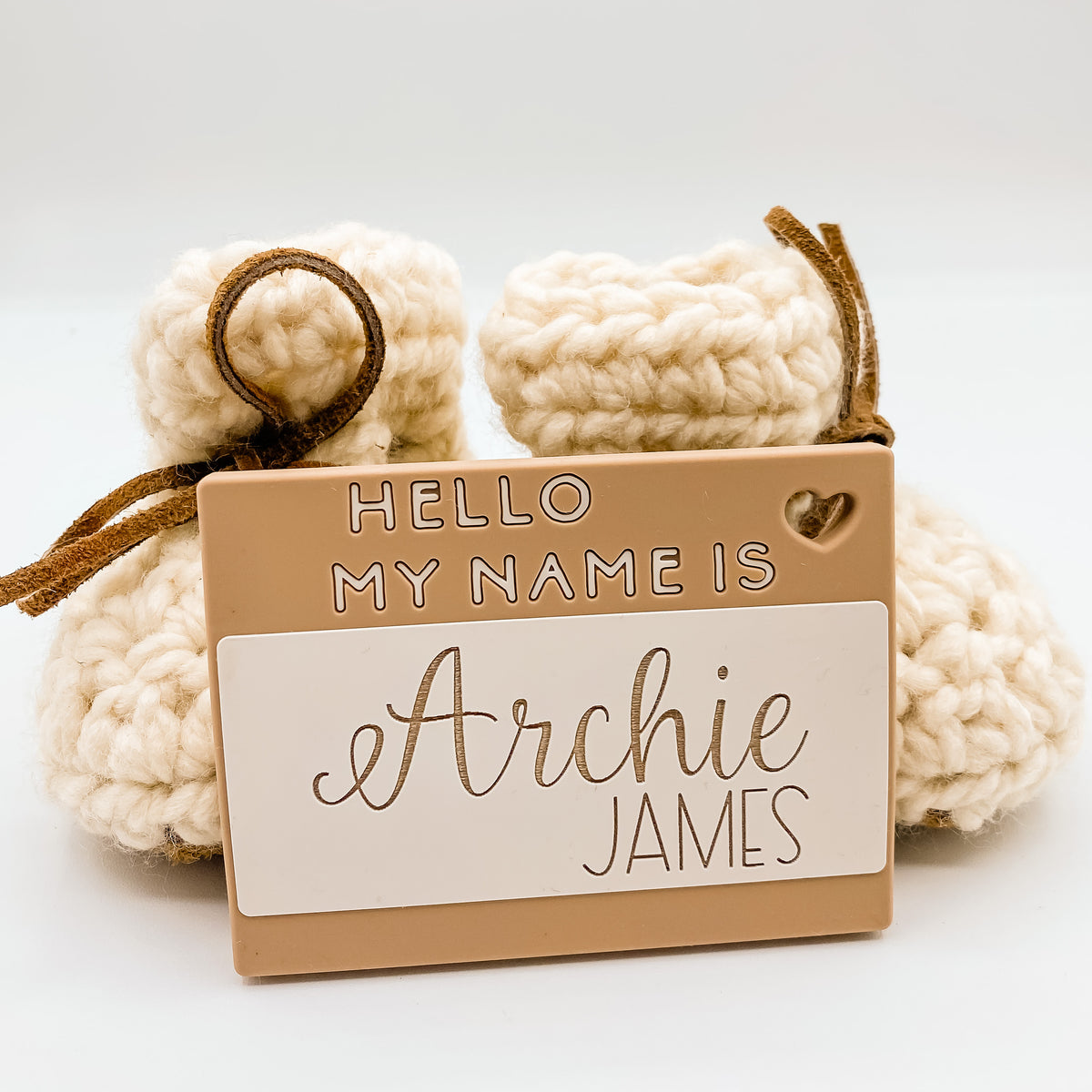 Name Announcement Teether - First & Middle Name