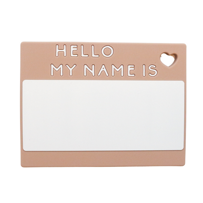Name Announcement Teether - First Name ONLY
