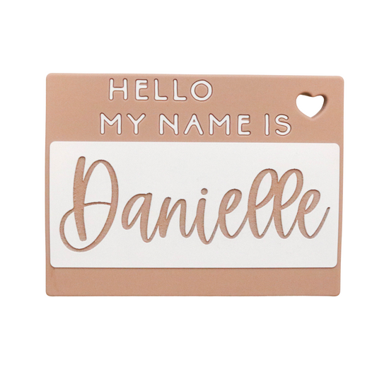 Name Announcement Teether - First Name ONLY
